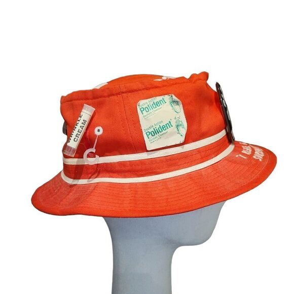 Vintage 1989 Red Funny Camping Hat - Picture 4 of 7